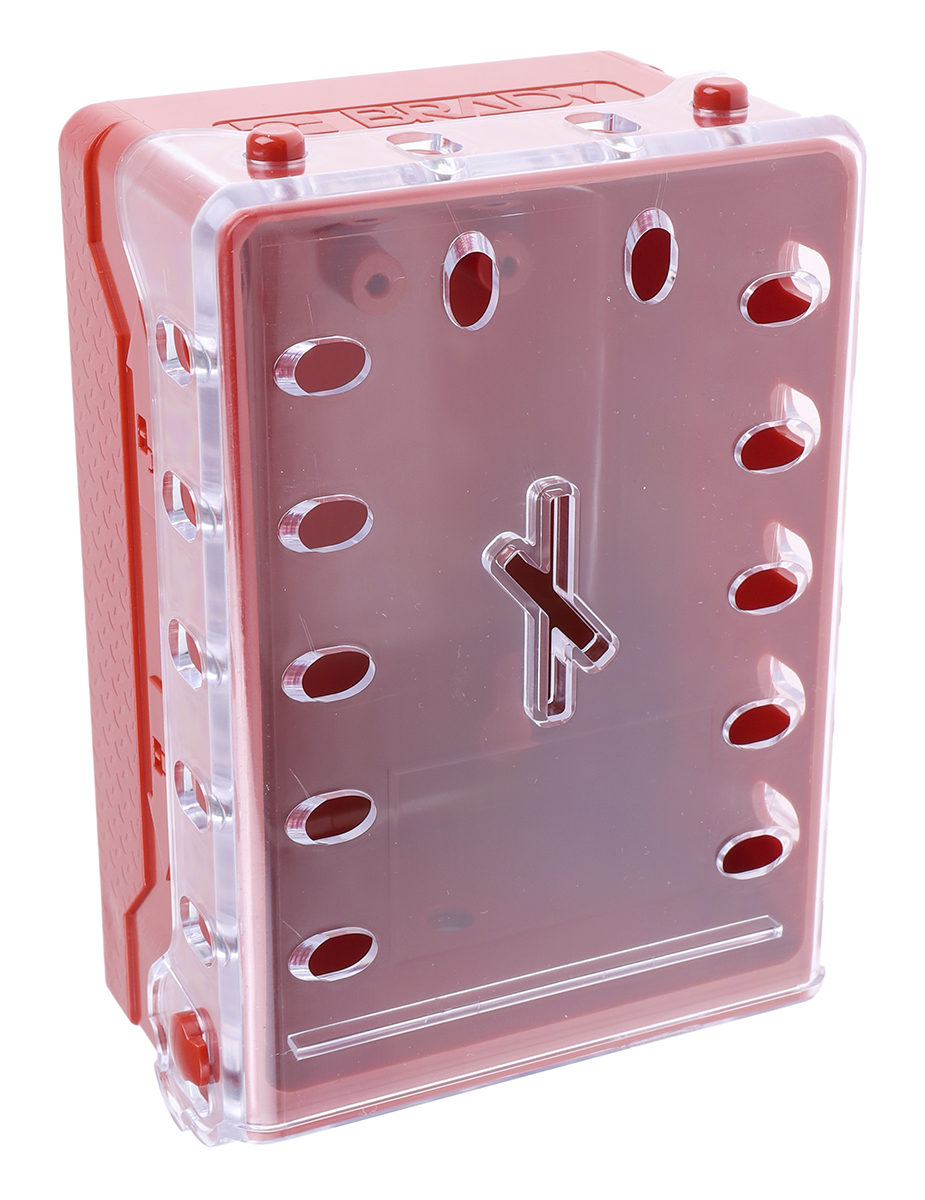 ULTRA COMPACT LOCK BOX, RED, Brady