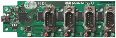 USB-COM232-PLUS4, FTDI Chip