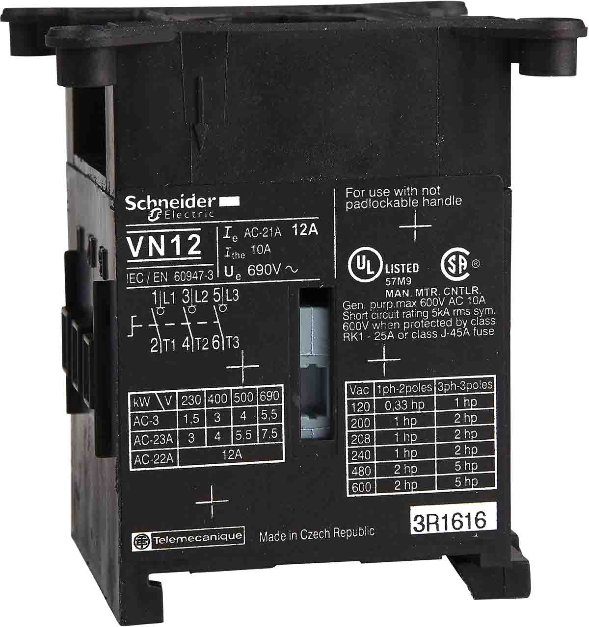 VN20, Schneider Electric