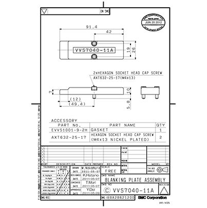 VVS7040-11A, SMC