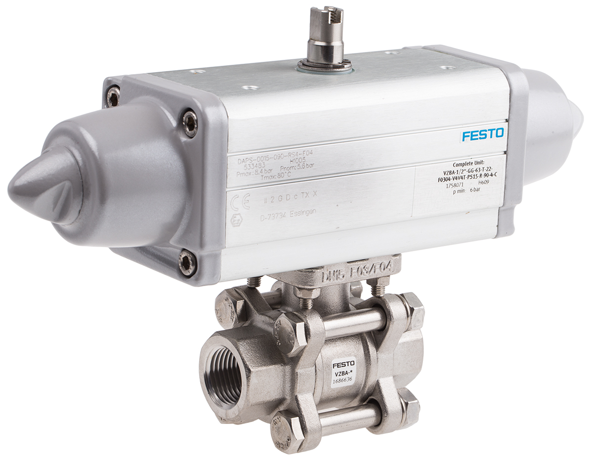 VZBA-1/2"-GG-63-T-22-F0304-V4V4T-PS15-R-90-4-C, Festo