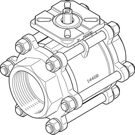 VZBA-3"-GG-63-T-22-F0710-V4V4T, Festo