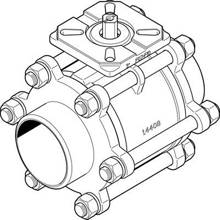 VZBA-3"-WW-63-T-22-F0710-V4V4T, Festo