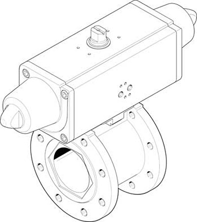 VZBC-100-FF-16-22-F0710-V4V4T-PS240-R-90-4-C, Festo