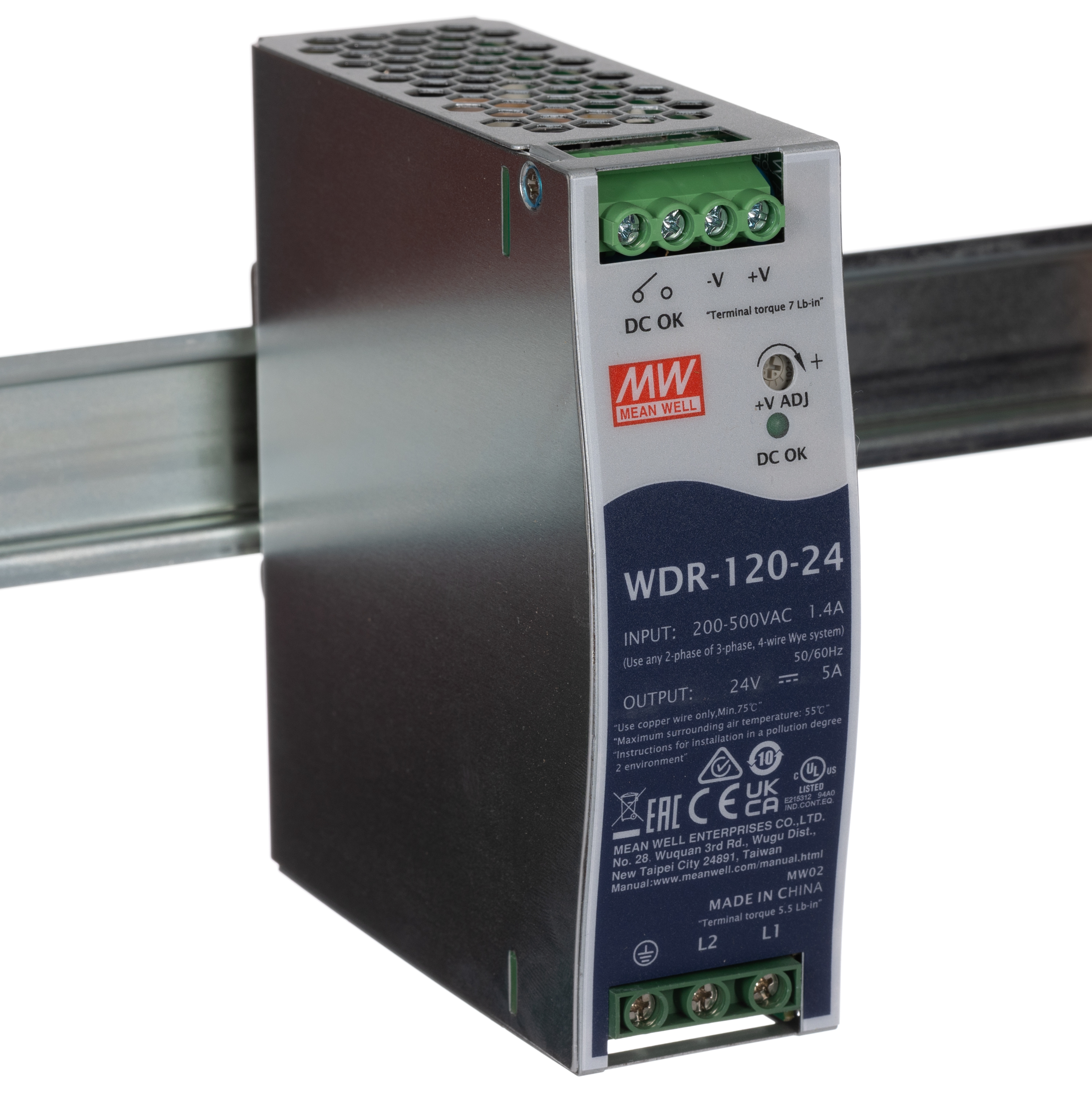 WDR-120-24, MEAN WELL