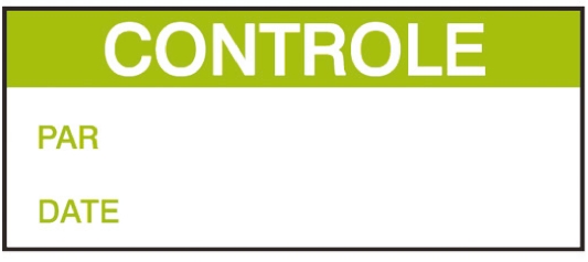 WO F CONTROLE 38X16MM B-500, Brady
