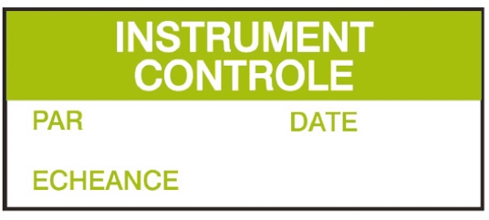 WO F INSTR.CONTR. 38X16MM B-500, Brady