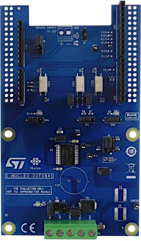 X-NUCLEO-OUT06A1, STMicroelectronics